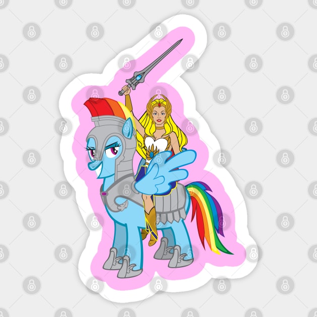 My Little She-Ra Sticker by miniBOB